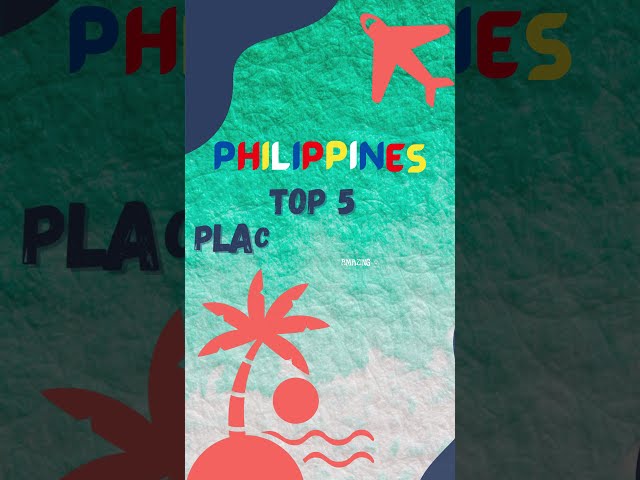 MORE FUN in the PHILIPPINES TOP 5 PLACES to VISIT #shorts