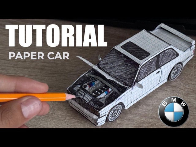 Tutorial Papercraft BMW M3