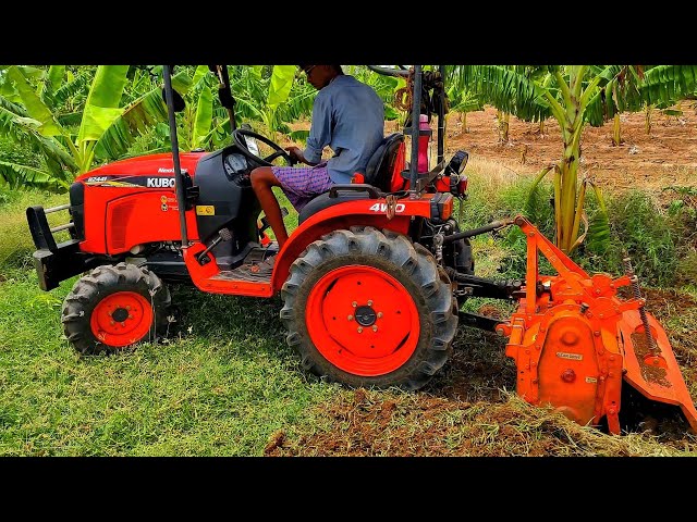 Kubota B2441 mini Tractor | Rotary tiller performance | specifications & price