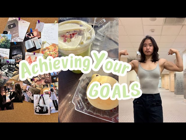 HOW TO ACHIEVE YOUR 2025 GOALS | teen influencer + vision board