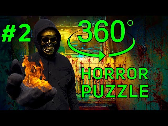 360 Video Horror Puzzle #2 - Find all the numbers - Сatch the maniac