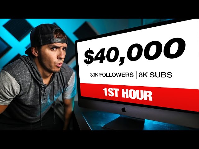 How a Small YouTuber Made $40,000... Doing This!