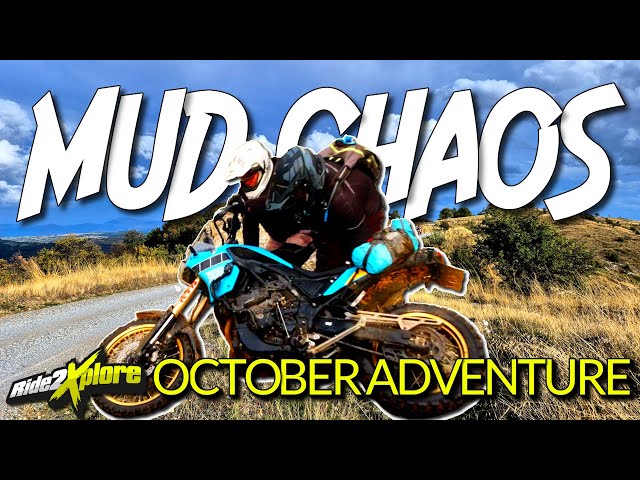 October Adventure: Rain, Mud & Battle Through Valia Kalda! 🌧️🏍️🔥