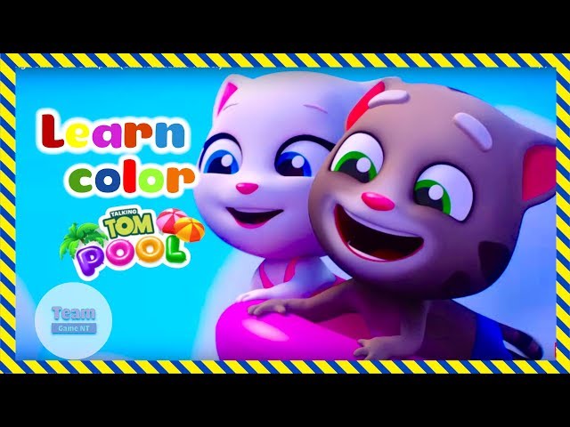 Learn Colors with Tom Pool Colours for Kids Animation Education Cartoon Compilation