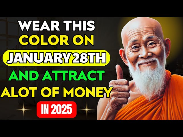 Wear This Color on 25th January and Attract Lots of MONEY in 2025 | Buddhist Teachings