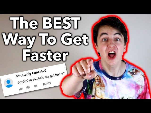 The #1 BEST Way To Get Faster At Cubing