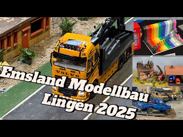 Emsland Modellbau Lingen 2025 Teil 1 RC Trucks , Lego , Modellbahn