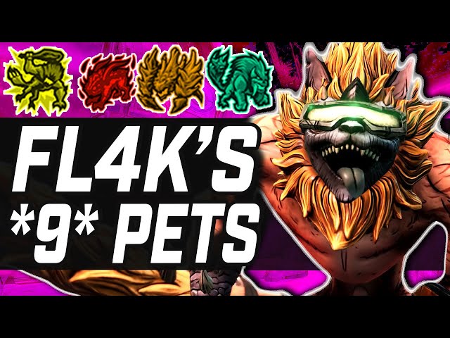 Borderlands 3 | FL4K's 9 Pet Variations / Evolutions (New Gameplay)