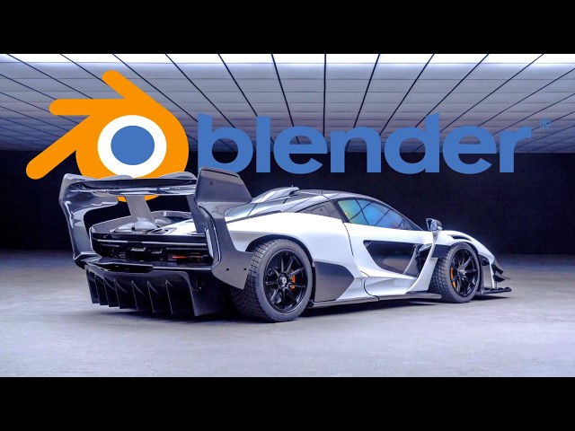 The BEST Way to model cars in Blender | Mclaren Senna GTR modelling series Part 1