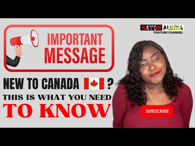 Budget Tips for Canadian Immigrants 🇨🇦, Moving to Canada | @kayonaldria