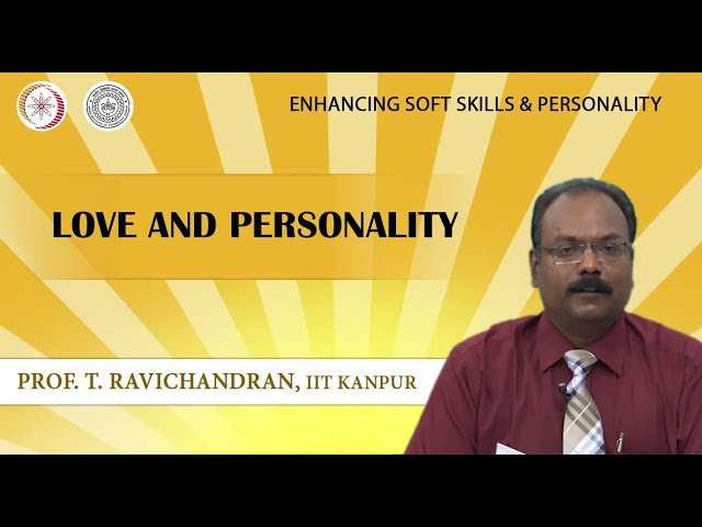 Lecture 34: Love and Personality