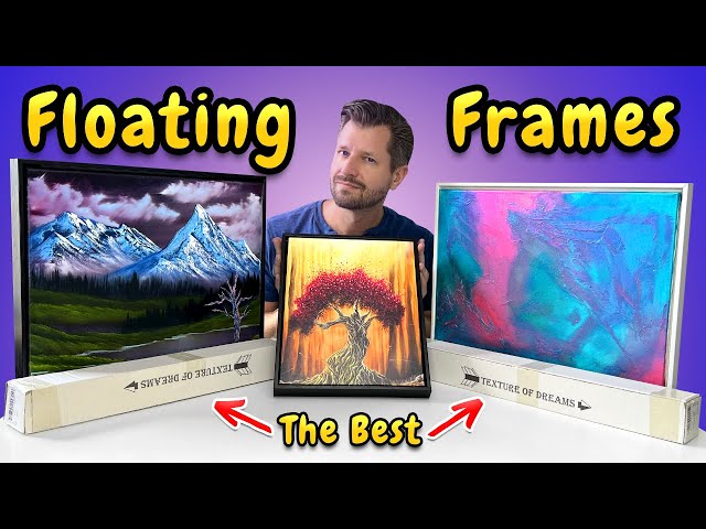 Best FLOATING FRAME For CANVAS ART... And Its Affordable!