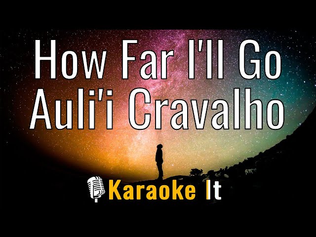 How Far I'll Go - Auli'i Cravalho (Karaoke Version) VR 360 4K