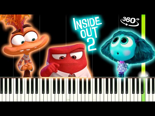 Bundle of Joy | INSIDE OUT 2 - EASY Piano l YOU CAN PLAY THIS! 360° VR