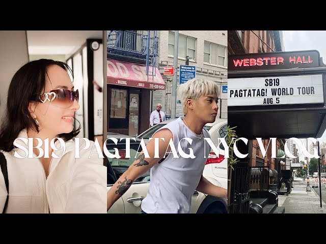 SB19 PAGTATAG! World Tour NYC VLOG | FOX 5, Being in Stell's Camera Roll, GENTO in public PART1