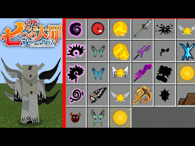 ADDON do NANATSU NO TAIZAR INFINITY PARA MINECRAFT PE COM TODOS OS CLÃS, MODOS ASSALTOS, THE ONE