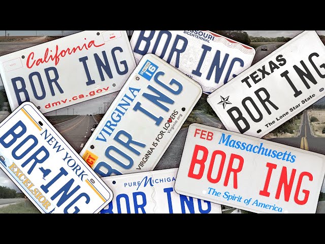 Roasting Every State License Plate