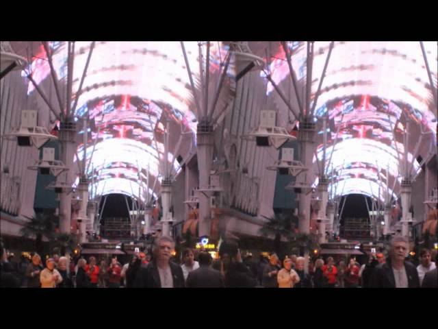 Freemont Street Experience Las Vegas Time Lapse 3D  Motion Control Panhead Test