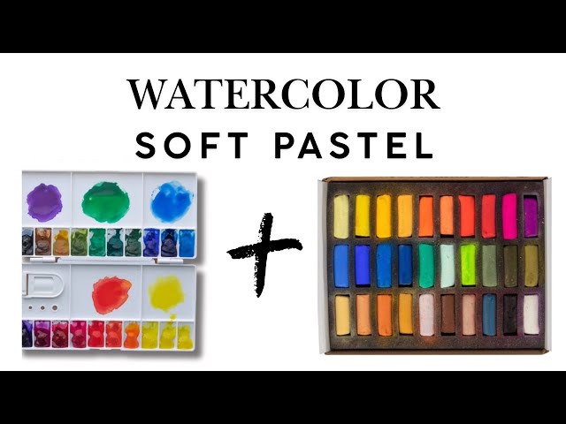 Transform Your Pastel Painting With Watercolor Magic! 🎨✨