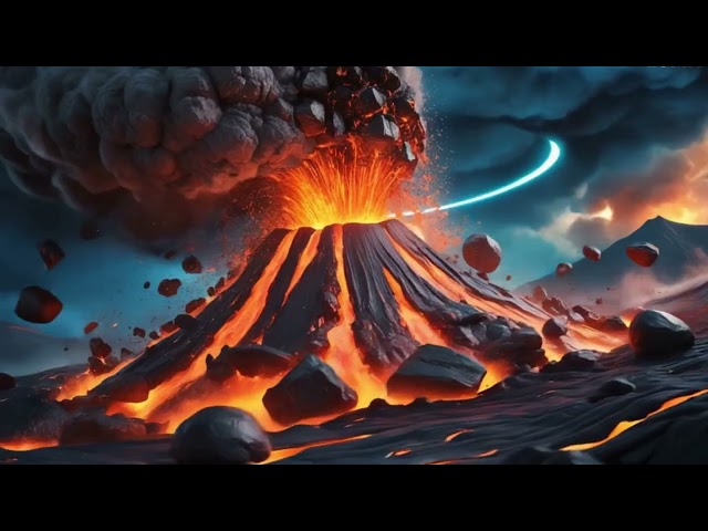 🌋 Volcano Mountain Blast: Witness the Fiery Eruption LIVE! 🌟 🔥