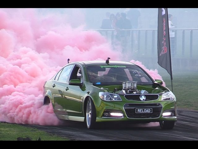 RELOAD burnout at Brasher Nats Sydney 2015