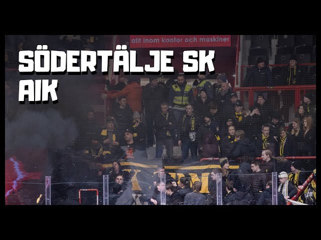 Södertälje SK - AIK | Pyroteknik på bortastå | 2024