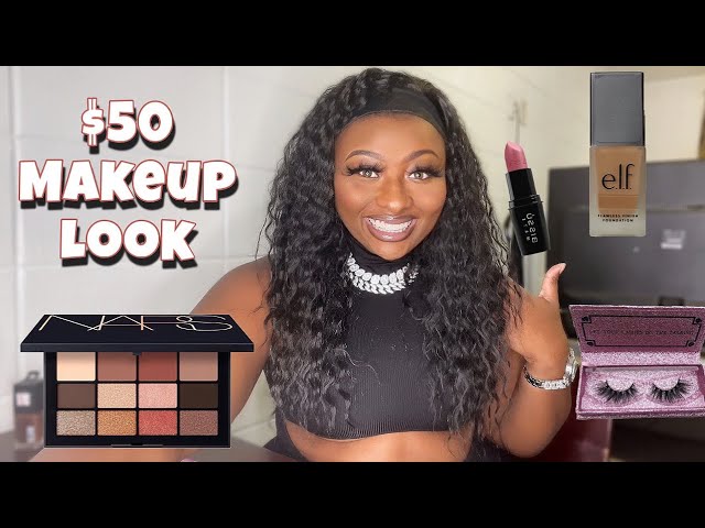 FULL FACE WITH ONLY $50. DRUGSTORE MAKEUP LOOK (shocking results) !!