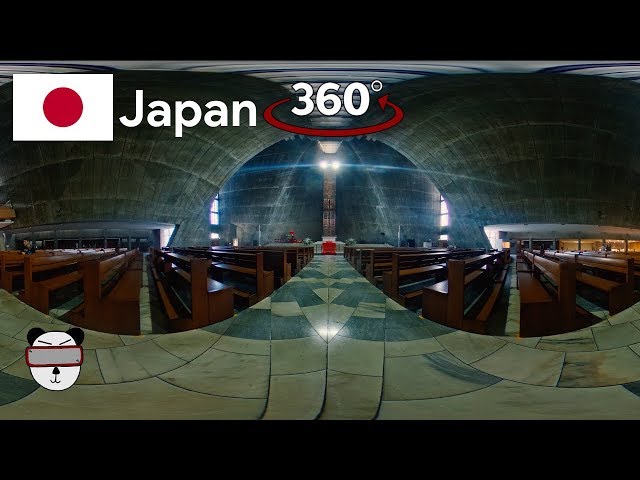 🇯🇵 360° Inside St Mary's Cathedral | Tokyo, Japan