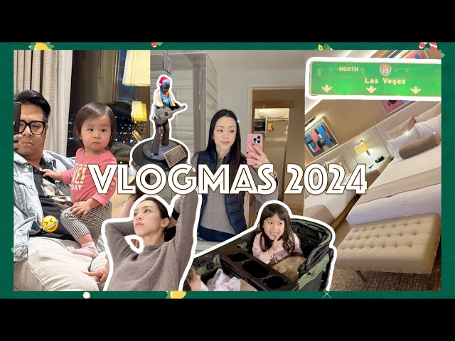 在賭城的VLOGMAS♡｜住七年前結婚時的Palms｜無緣的貓王秀｜第一天上任Wagon｜Get Unready with Me｜耍廢的一天｜