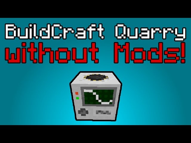 BuildCraft Quarry in Vanilla Minecraft! - Command Block Creation