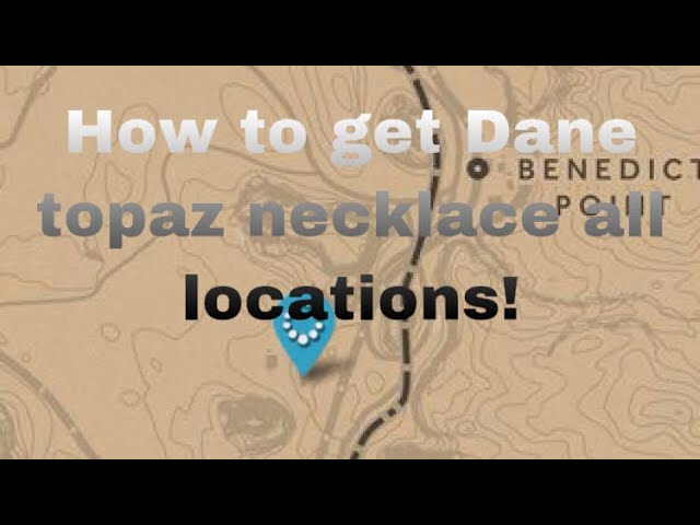 Red Dead Online how to get Dane topaz necklace All locations | RDR2 Money glitch