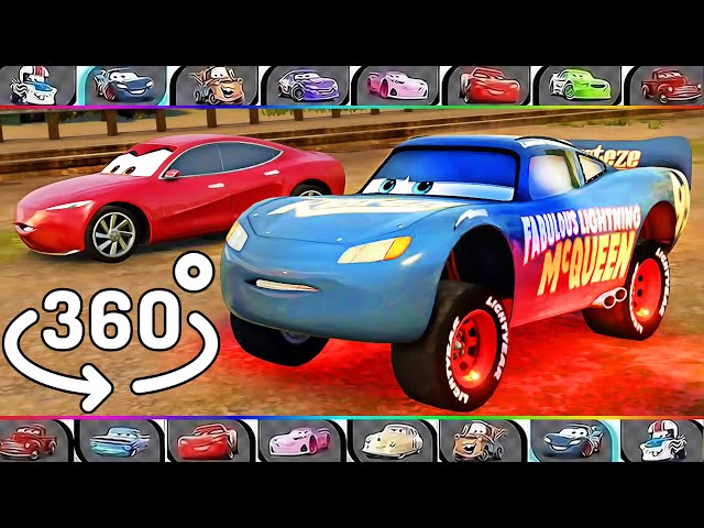 Cars 3: Driven to Win - (FabulousLightning McQueen) VR 360°