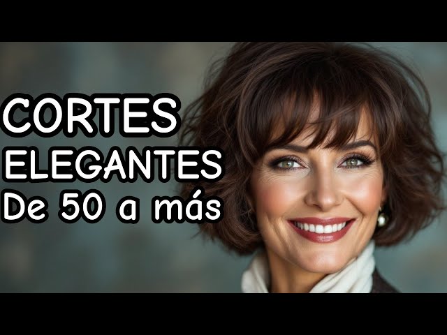 CORTES de Cabello ELEGANTES para Mujeres de 50 años a Más