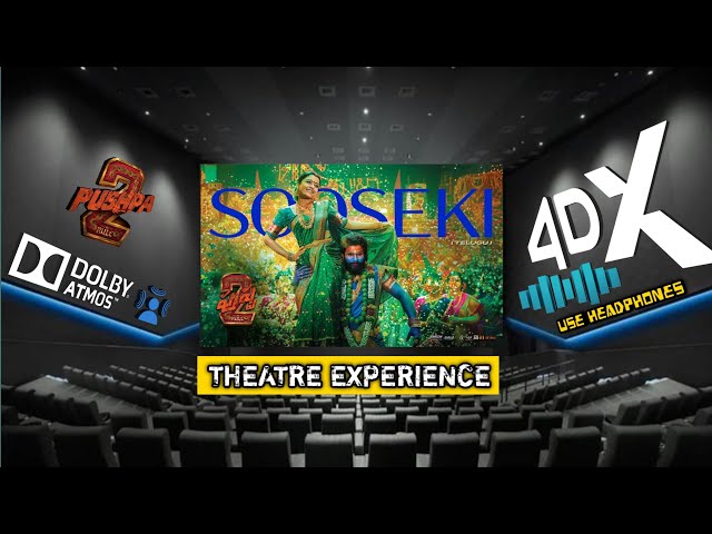 SOOSEKI THEATRE EXPERIENCE SONG || PUSHPA 2 || DOLBY ATMOS ||