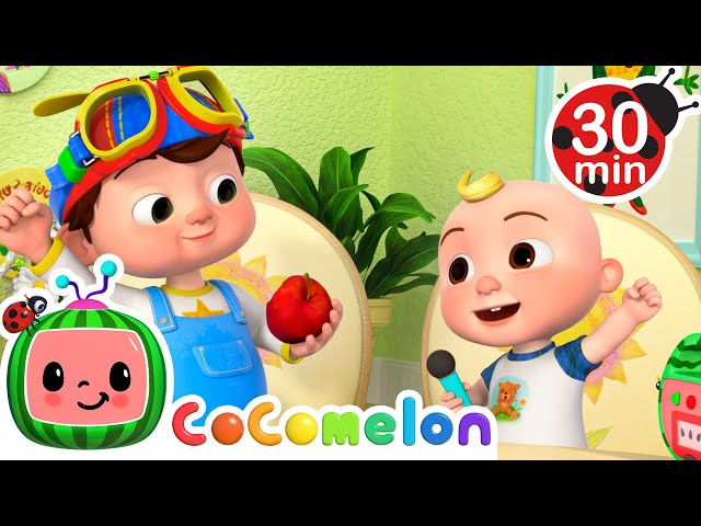 Learn Different Sounds at Home! 🍎 | Cocomelon and Little Angel Nursery Rhymes