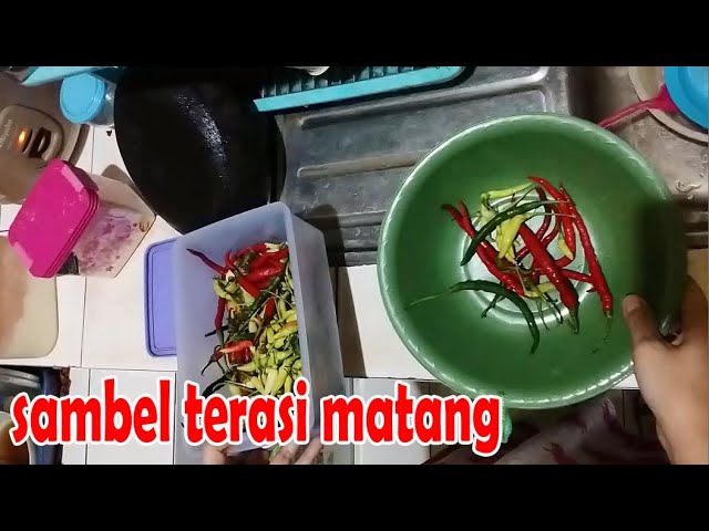 Sambel Terasi Matang | Resep Sederhana Sehari - Hari | Masakan Nusantara