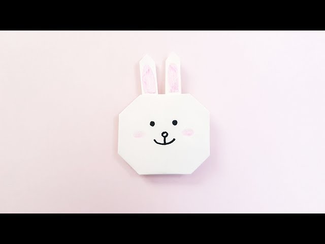 라인 코니 종이접기 How to Make an Origami Cony (LINE friends)