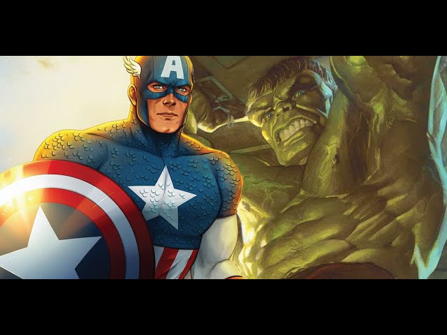 When Captain America faced the hulk😐