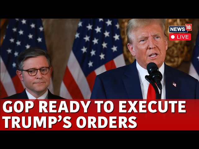 GOP Press Conference | Trump's Executive Orders Get GoP Nod | President Trump News Live | N18G