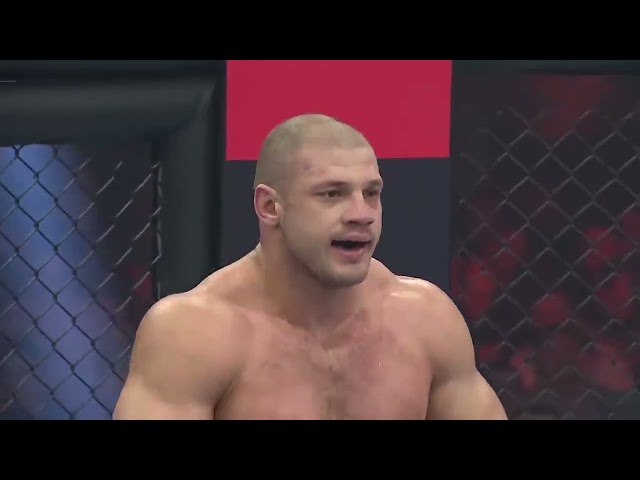 The White Hulk Russia vs Marcin Lazarz Poland   MMA fight, HD Highlights