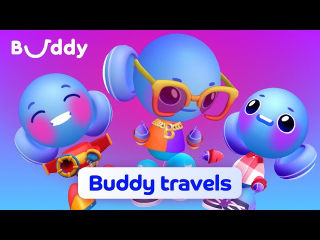 Buddy the Traveler | Buddy.ai | Learning Cartoons for Kids