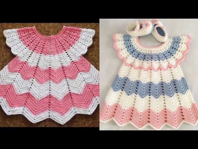 🌿[HINDI]🌿CROCHET BABY FROCK🥰 [TUTORIAL PART-2]💯|Vestidos tejidos a crochet para niña🥰|#crochet