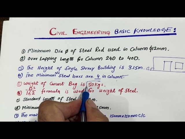 Civil Engineering Basic Knowledge-