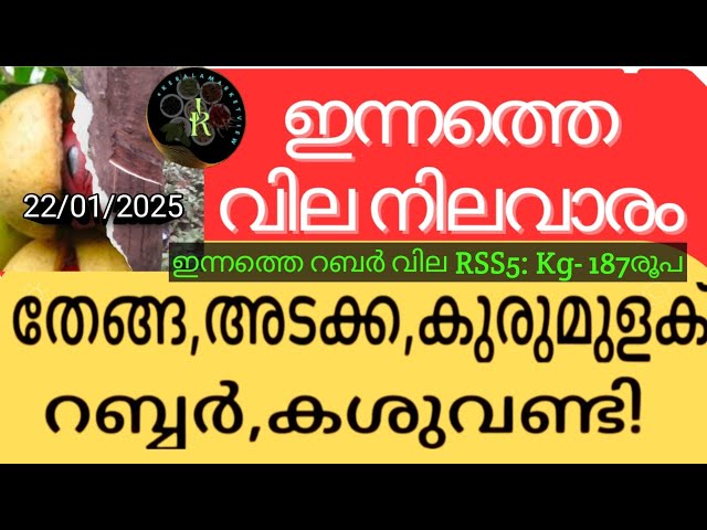 റബർ വിലയിൽ മാറ്റമില്ലാതെ തുടരുന്നു | Gold price today | Kambolam | Malayalam