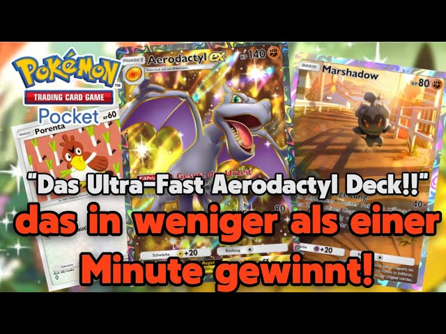 【Pocket】 The Ultra-Fast Aerodactyl Deck That Wins in Just One Minute!