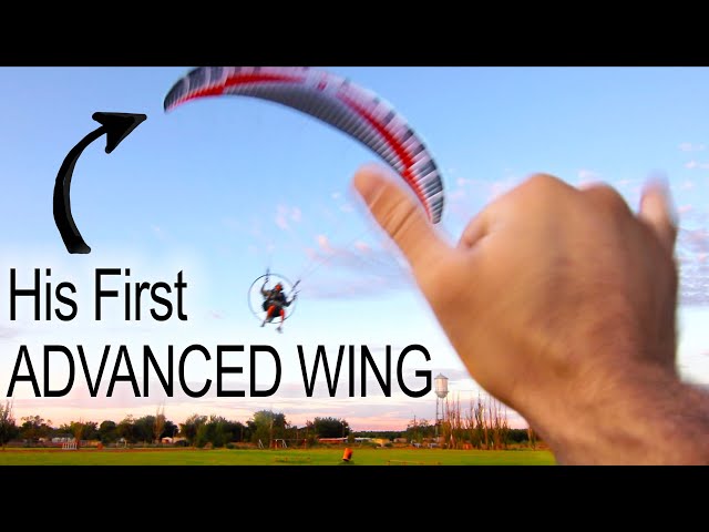 MOVING UP to a more Advanced Paramotor Glider!