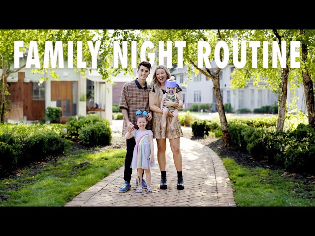 FAMILY NIGHT ROUTINE *2 KIDS* VLOG | SO CUTE