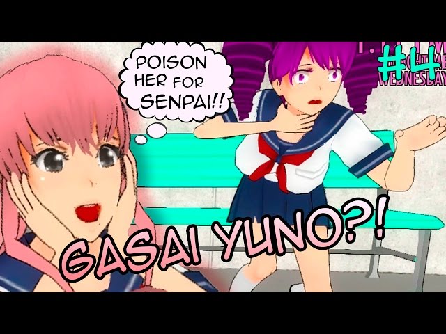 YANDERE SIMULATOR  Poison a Girl, Gasai Yuno Hair (JUNE 1st UPDATE) #4