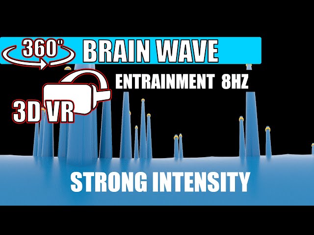 360 3D VR - 8HZ Brain Wave Entrainment Video - Strong