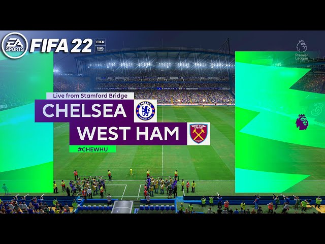 FIFA 22 - Chelsea Vs West Ham United - Premier League 21/22 | 4K Gameplay